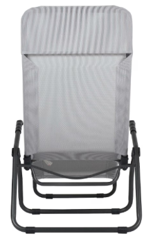 Preview: FIAM® Liegestuhl Samba Grau-Weiss Stahl 145TX 